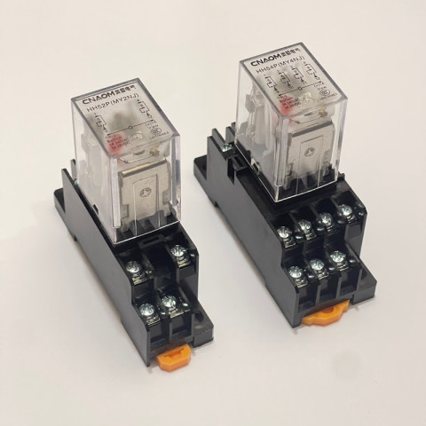 Rơ le Kiếng 8 chân 14 chân - Relay Kính - Rơle trung gian MY2N MY4N